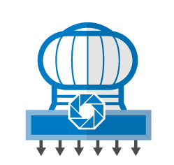Outside Air distribution is highly improved with Blender Products Air Blender